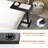  Multi-Function Adjustable and Movable Overbed Table, C-shaped end table with Hidden Casters-233348498