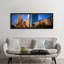 «Panoramic Boston, Massachusetts, Copley Square», reproduction de photo sur toile-1591475091-1511030907