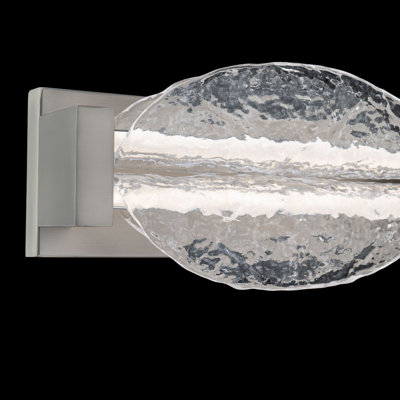 Deco 24" Dimmable LED Bath Vanity & Wall Light With Pressed Glass Shade And Built In Color Temperature Switch (2700K/3000K/3500K/4000K)
