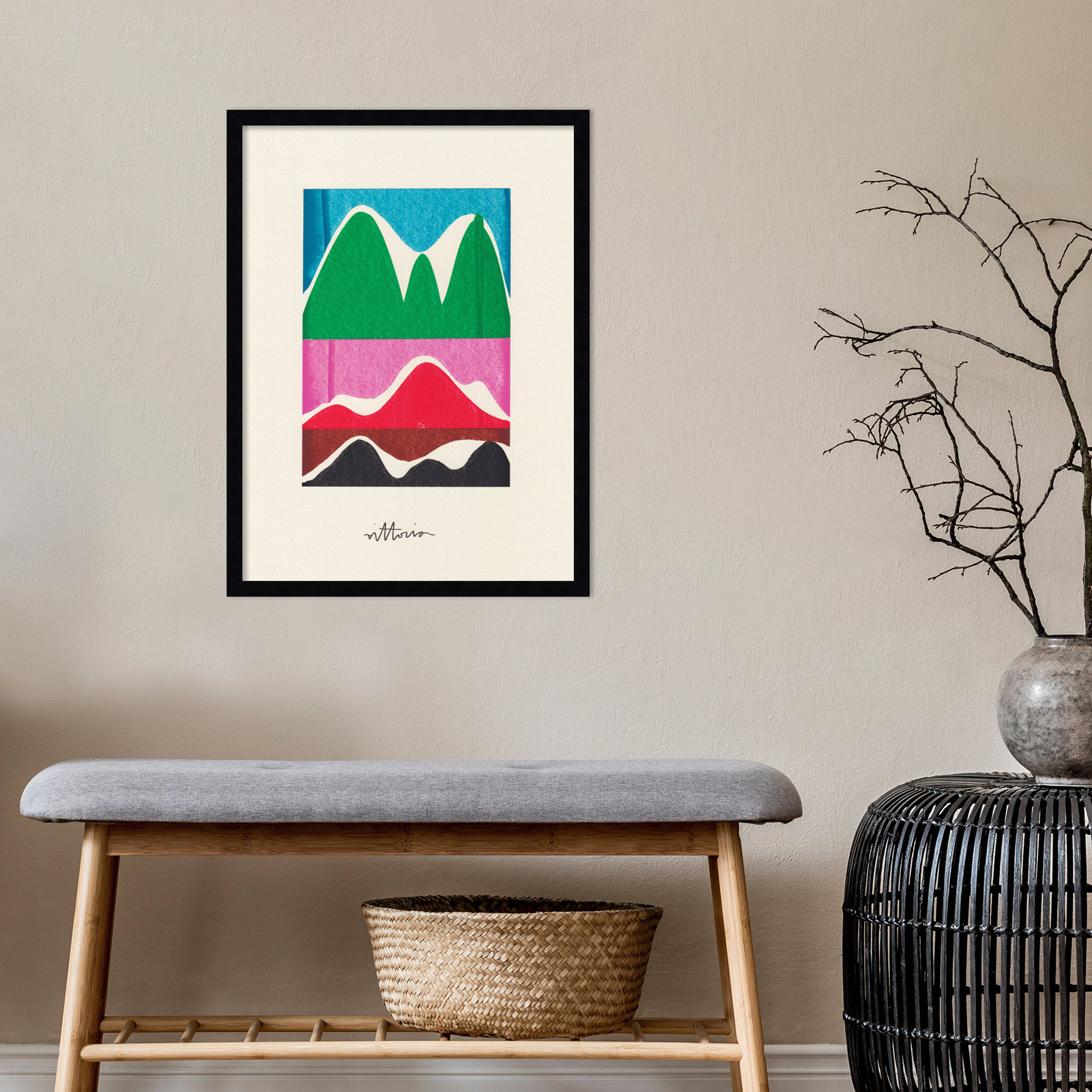 Olav Beyond Our Wildest Dream by - Picture Frame Graphic Art, Black Framed, 19" W x 25" H x 1" D