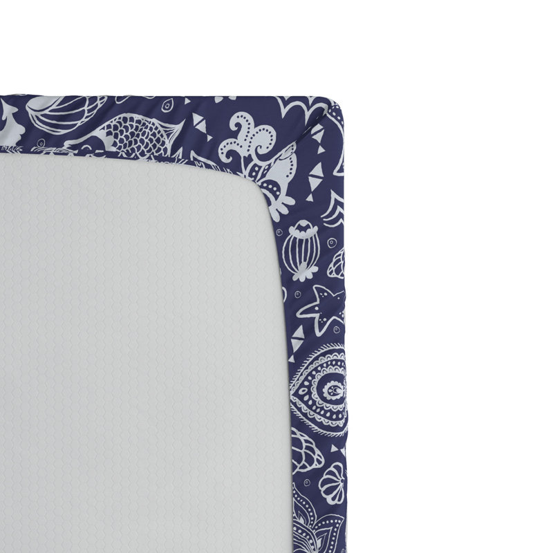 Microfiber Fitted Sheet, Queen Fitted Sheet, Pattern 1