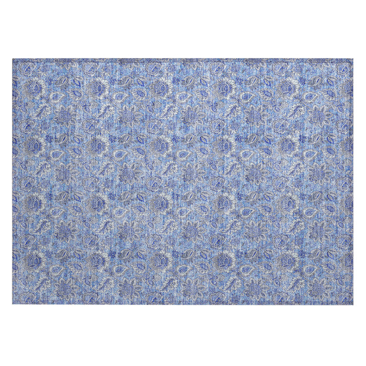 Fareham Washable Floral Indoor / Outdoor Rug