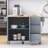 Draden 52.7 " W Kitchen Cart-1378852404
