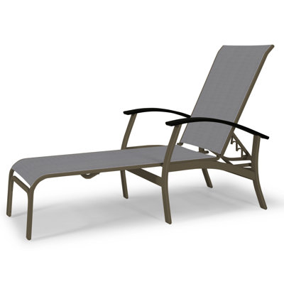 Askar Outdoor Rust-Resistant Metal Chaise Lounge