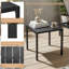 Table d'appoint d'extérieur en aluminium pour patio, piscine et jardin