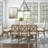 Heymann Trestle Dining Table with Upholstered and Wood Chairs-162585740-205302929
