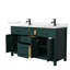 Beckett 60" Freestanding Double Bathroom Vanity with Quartz Top-1942309809-1942309804-1942309805