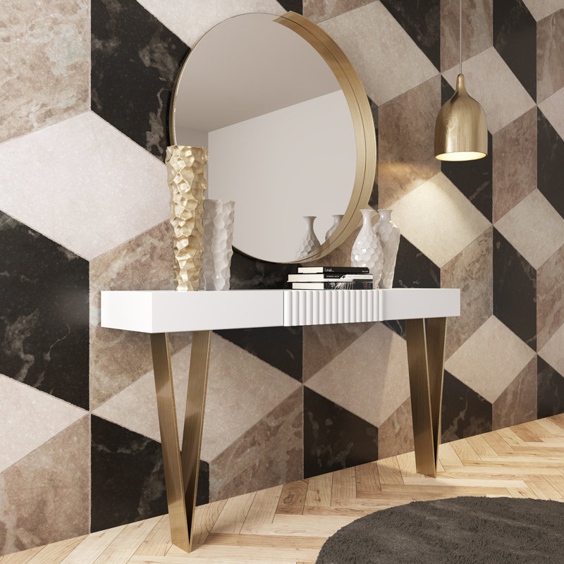 Console Table, 31.5" H x 47.24" W x 13.78" D