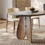 Table de salle à manger moderne en bois massif de style français-1080404039