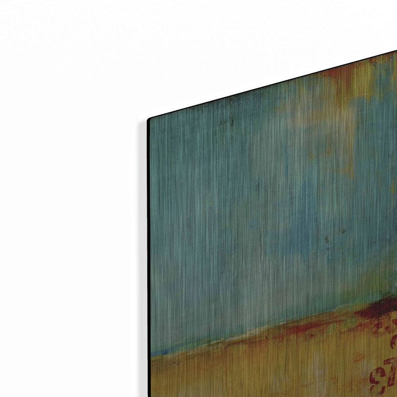 Red Barrel Studio® «Pier 37 II» par Erin Ashley, art mural en métal, H 24 po x l 12 po