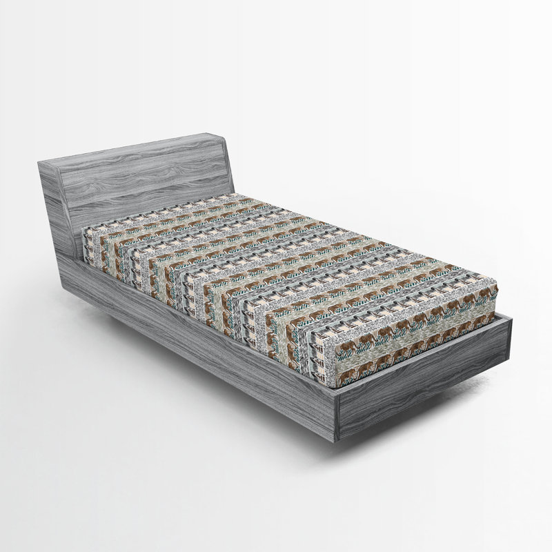 Drap-housse Ambesonne Exotic, Twin Fitted Sheet