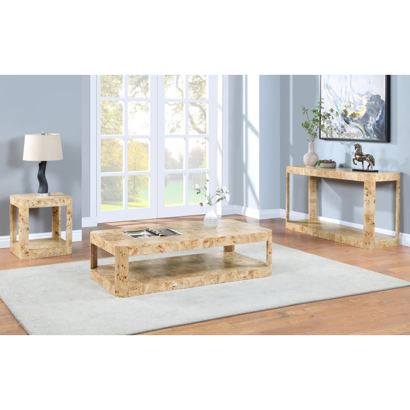 Table basse Damante, Burl