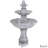 Jad Glass Weather Resistant Floor Fountain