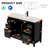 48" Modern Single Bathroom Vanity With Sink Top, Faucet,bathroom Cabinet Shelf With Drawers And Doors-1571655927