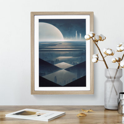 Dystopian City Skyline No.4 - Single Picture Frame Print