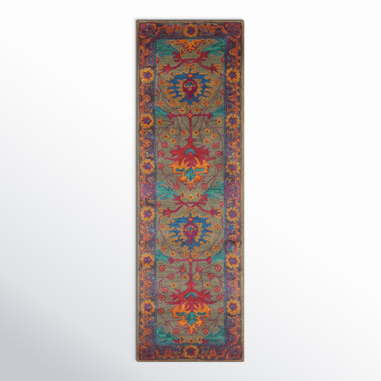 Earna Wool Floral Indoor Rug