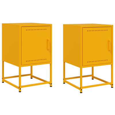 Ensemble de 2 tables de chevet vidaXL