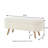 Luxury Oval Boucle Storage Ottoman Bench With Wood Legs 350Lb Weight Capacity & Safety Hinge, For Living Room, Bedroom Entryway,IVORY-1269450106