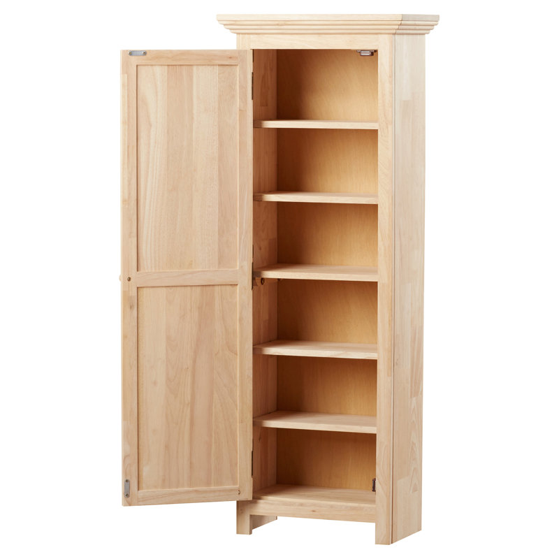 Adelaja Solid Wood Storage Cabinet