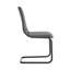Chaise d'appoint en métal gris Aivi