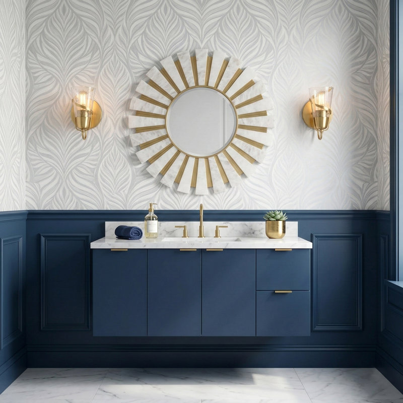1 - Light Dimmable Armed Sconce