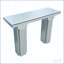 Console à miroir avec finition argentée Bling