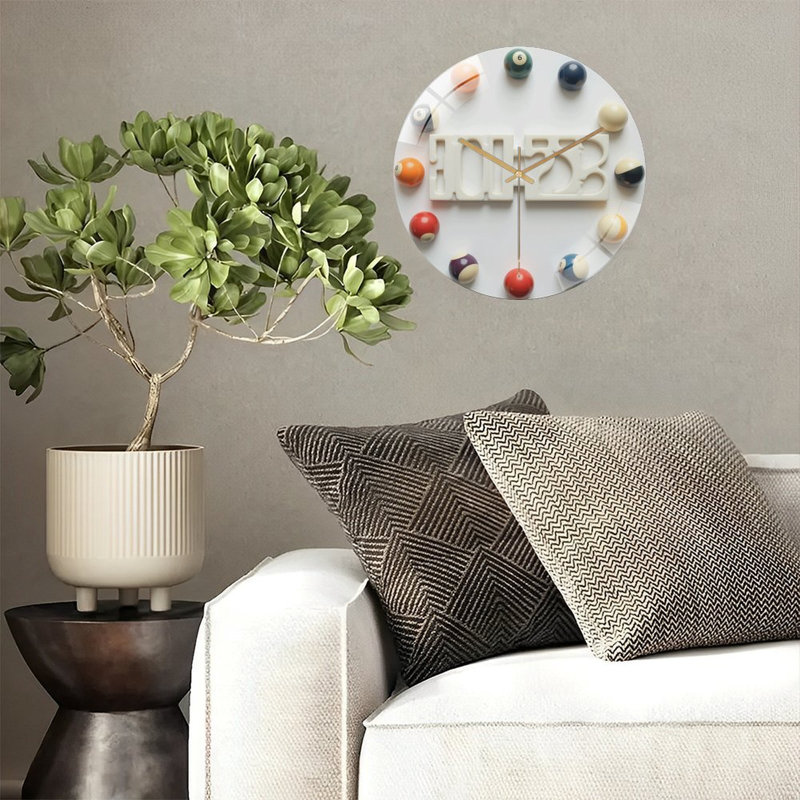 Horloge murale 12 po