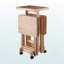 Ensemble de tables à collation 6 pièces en bois au fini naturel Turner, H 25,96 po x L 18,93 po x P 15,7 po-1423881985