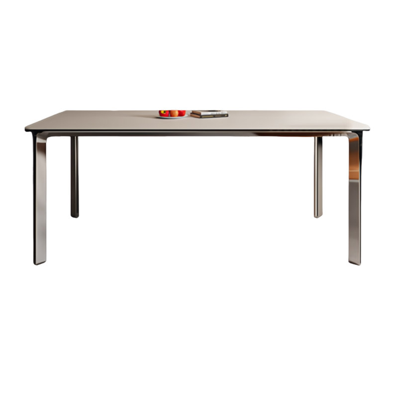 Table de salle à manger moderne de style italien pour la maison, H 29,52 po x L 70,86 po x l 35,43 po
