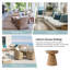 Table de bout Anesty Isabel Coastal sans assemblage requis