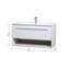 Ensemble de meuble-lavabo simple 36 po Kasper-843873630