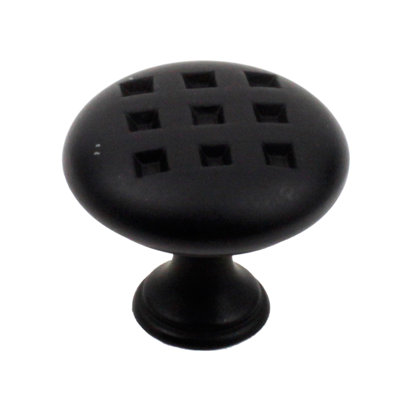 Handpainted Majestic 1 3/8" Diameter Mushroom Knob