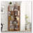 6 Tier Freestanding L-Shaped Corner Bookshelf For Living Room-961769025