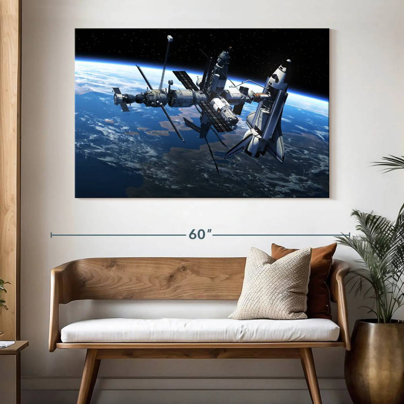 Oberle Space Station, 34" H x 51" W