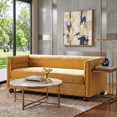 Upholstered 77.2 " Chenille Sofa