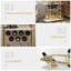 Ahmarria 2-Tier Bar Cart on Wheels with Wine Rack and Glass Holder, Drink Trolley for Home, Party-617989996