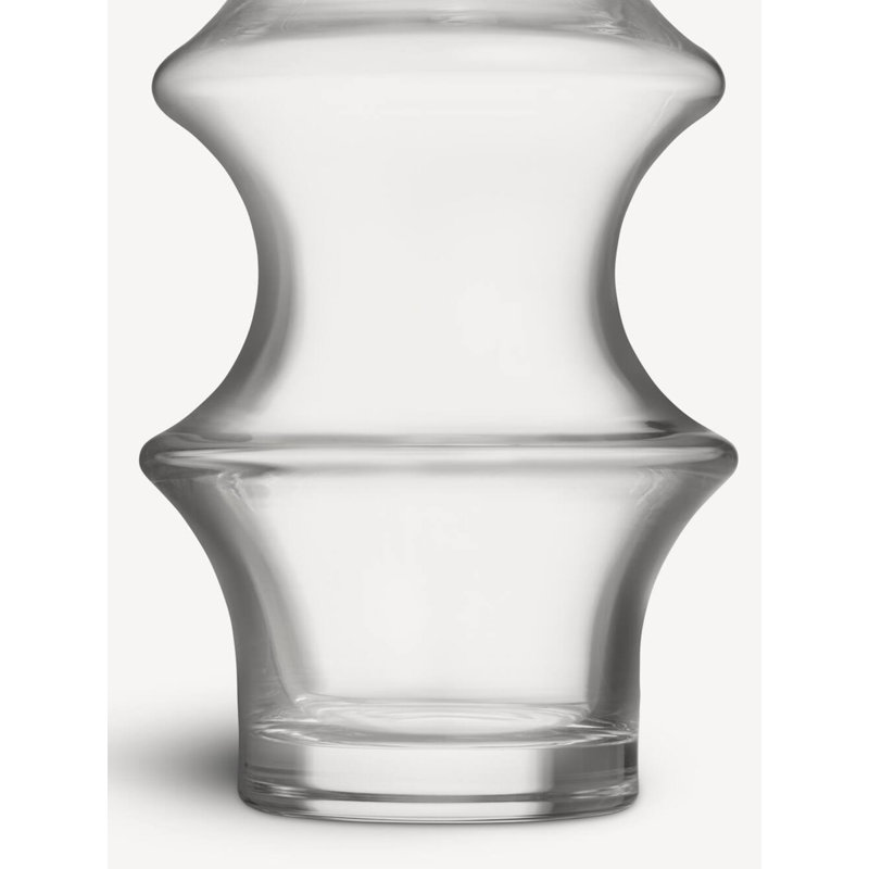 Grand vase Pagod, H 10 po x l 5,3 po x P 5,3 po, Transparent
