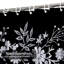 Rideau de douche en dentelle blanche avec 12 petites crochets-727399320