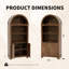 Vitrine 70,9 po Tallarched Retro-122049017