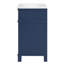 Armoire de salle de bain 24 po Vintage Elegance avec portes à fermeture douce et tablette réglable-271349774