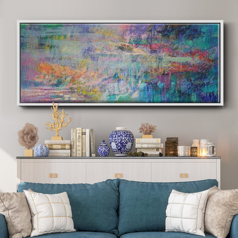Vêpres - toile encadrée, Blanc, H 24 po x l 60 po x P 1,5 po