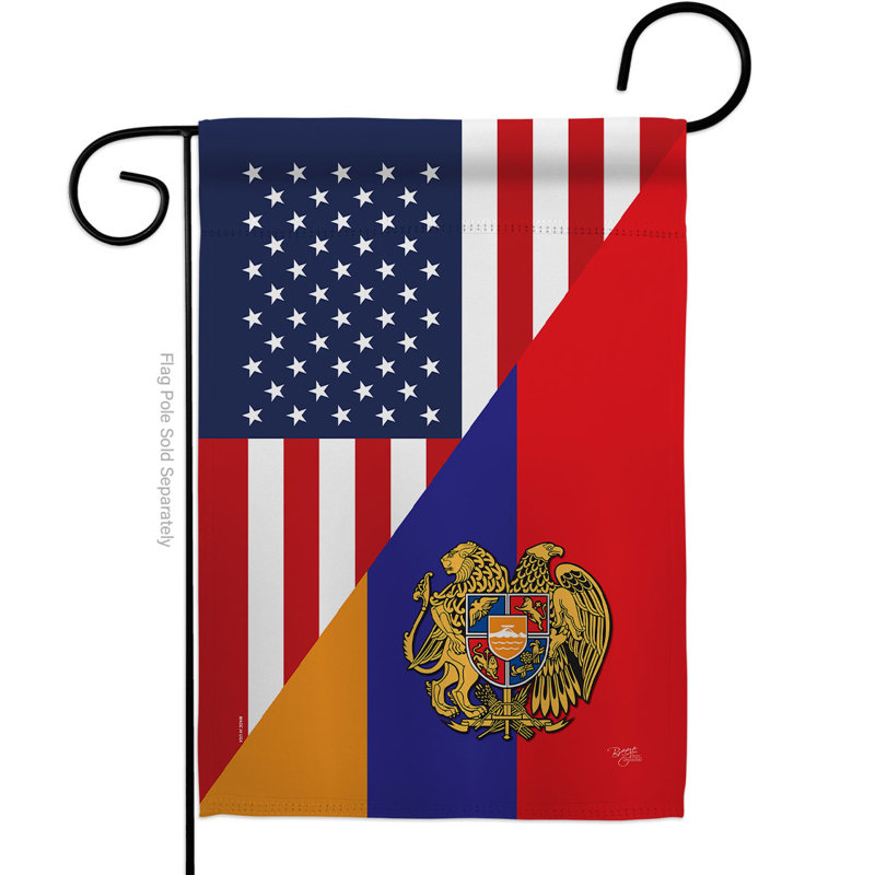 Double Sided 18.5'' H x 13'' W Polyester Garden Flag
