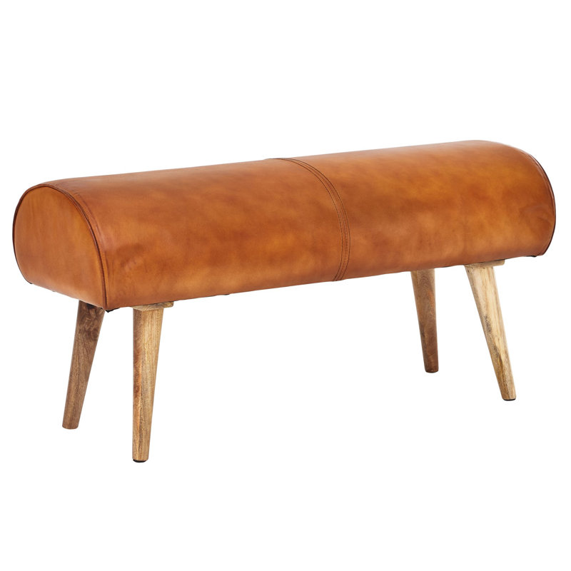 Bronte 100% Leather Upholstered Bench