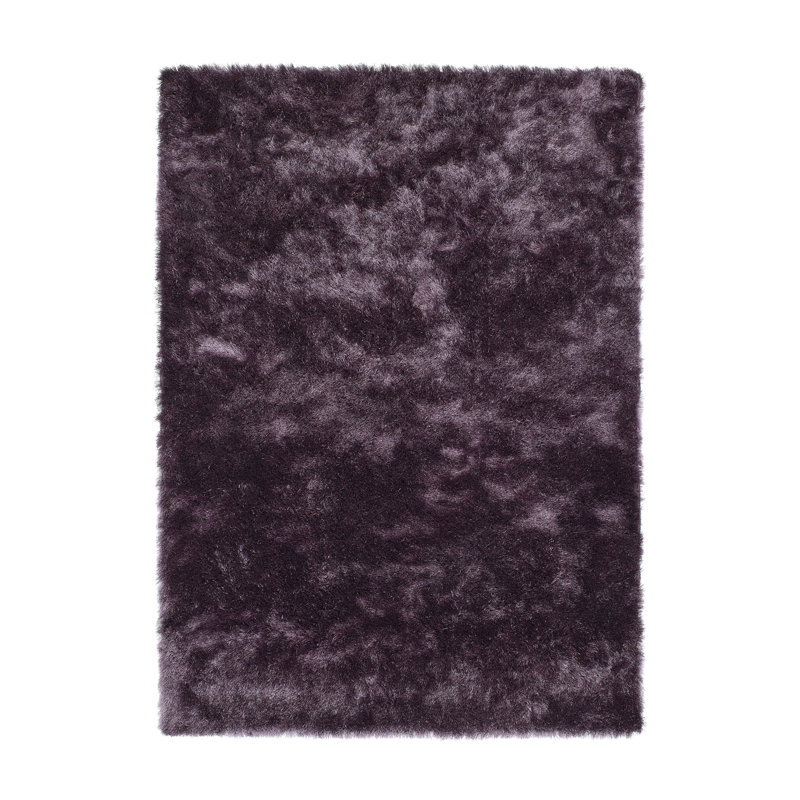 Sinead Solid Colour Hand Woven Shag Area Rug, Rectangle 80 x 150cm