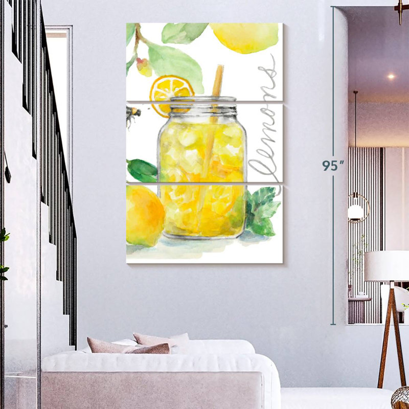 Yarlin Bee-Friend The Lemons And Lemonade, 74" H x 48" W