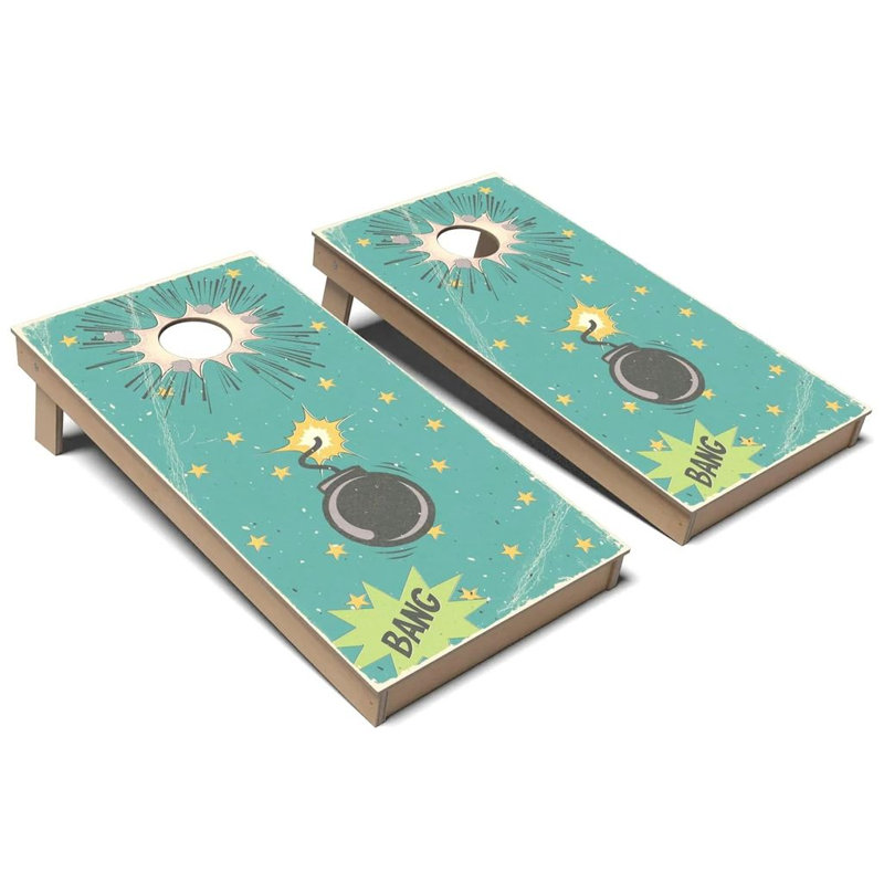 Ensemble de planches de cornhole composites toutes saisons, Ajouter des lumières DEL