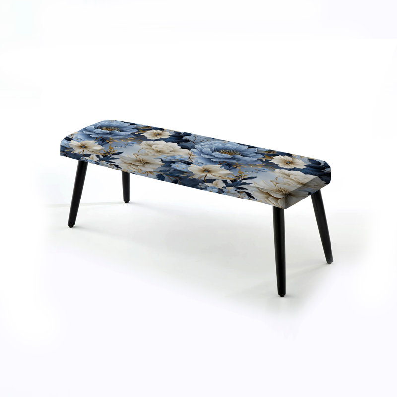 Banc rembourré noir, Misty Whispers Moody