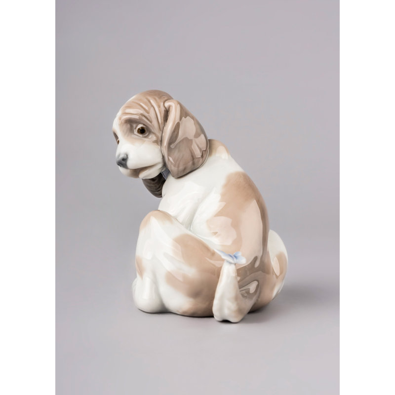Gentle Surprise Dog Figurine