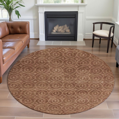 Premium Machine Washable Barry AMF1227 Geometric Rug