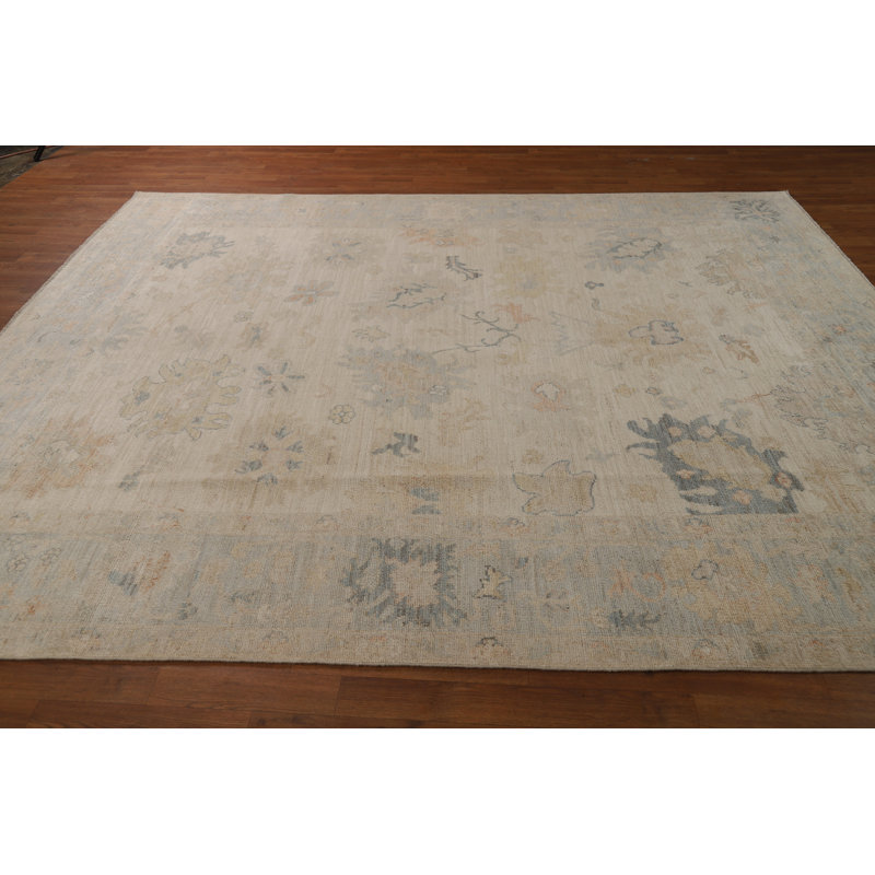 Vegetable Dye Oushak Turkish Area Rug